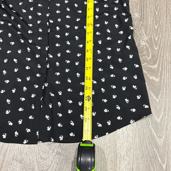 Karl Lagerfeld Black and White Patterned button up shirt Size Medium - Picture 8 of 10